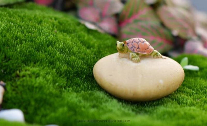 Aquarium Moss Fairy Garden Supplies Stone Tortoise Micro Landscape Miniature Garden Succulent Plants Terrariums Fairy Garden Decoration Pot Bonsa Fairy Garden Accessories Wholesale Resin Turtle Toy Figurine - 描述图 2