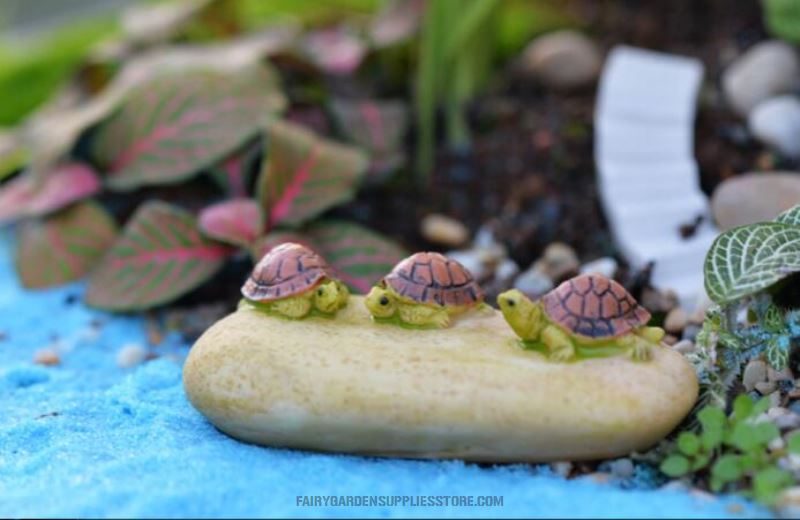 Aquarium Moss Fairy Garden Supplies Stone Tortoise Micro Landscape Miniature Garden Succulent Plants Terrariums Fairy Garden Decoration Pot Bonsa Fairy Garden Accessories Wholesale Resin Turtle Toy Figurine - 描述图 4