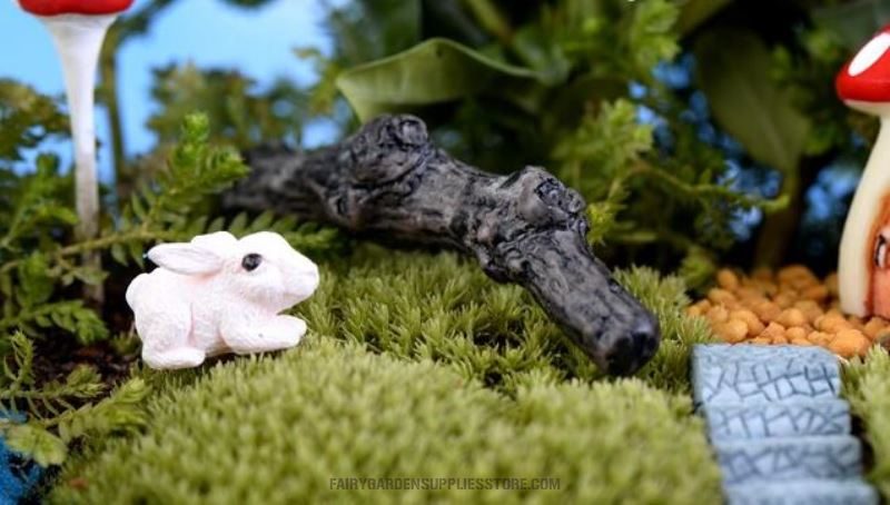 Mini Fairy Garden Supplies Resin Branch Micro Landscape Miniature Garden Pot Bonsai Fairy Garden Ornament Emulational Branch Mini Withered Branch Diy Assemble Small Fairy Garden Decoration Terrariums Stump Fairy Garden Accessories Toys - 描述图 2