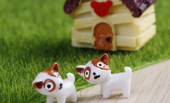 Mini Fairy Garden Supplies Resin Animal Micro Landscape Miniature Garden Pot Bonsai Fairy Garden Ornament Cartoon Mini Pet Resin Small Dog Wholesale Fairy Garden Accessories Supplies Toys - 描述图 4
