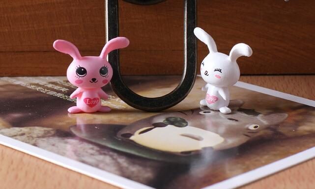 Mini Moss Fairy Garden Animals Pot Bonsai Micro Landscape Miniature Garden Terrariums Fairy Garden Decoration Wholesale Fairy Garden Accessories Supplies Lovely Mini Love Big Ears Rabbit Diy Assemble Small Kids Toys - 描述图 3