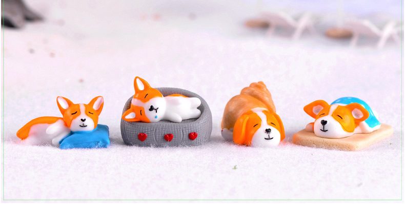 Pot Bonsai Resin Animals Pet Dog Models Wholesale Fairy Garden Accessories Supplies Mini Fairy Garden Ornament Small Artificial Dog Figurine Kids Gifts Terrarium Fairy Garden Kits Decoration Room Decor - 描述图 5