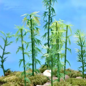 Fairy Garden Plants Mini Bamboo Plant Figurine Fairy Garden Accessories Micro Landscape Bonsai Decor Diy Fairy Garden Supplies