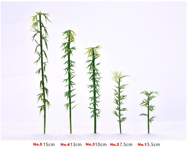 Fairy Garden Plants Mini Bamboo Plant Figurine Fairy Garden Accessories Micro Landscape Bonsai Decor Diy Fairy Garden Supplies