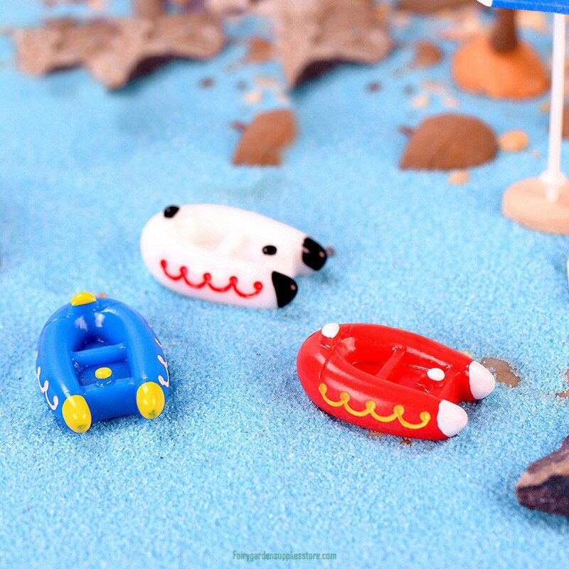 1PC Beach Ocean Boat Miniature Figurine Accessories Doll Baby Building Miniature/Terrarium Toys Ornaments 1Pc Beach Ocean Boat Miniature Figurine Accessories Doll Baby Building Miniature/terrarium Toys Ornaments