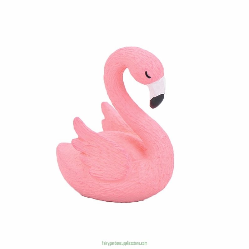 Decorative Beautiful Plastic Pink Delicate Flamingo Fairy Garden Decor Craft Dollhouse Accessory Decorative Beautiful Plastic Pink Delicate Flamingo Fairy Garden Decor Craft Dollhouse Accessory
