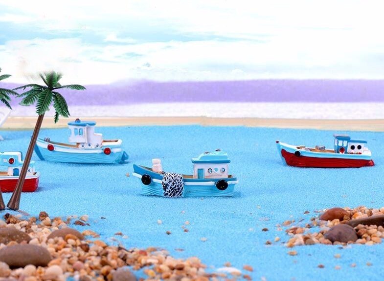 Boat-Yacht-Mediterranean-Sea-Model-Figurine-Aquarium-Ornament-Craft-Decor-Miniature-Home-Fairy-Garden-Decoration-DIY-Accessories-32921800198
