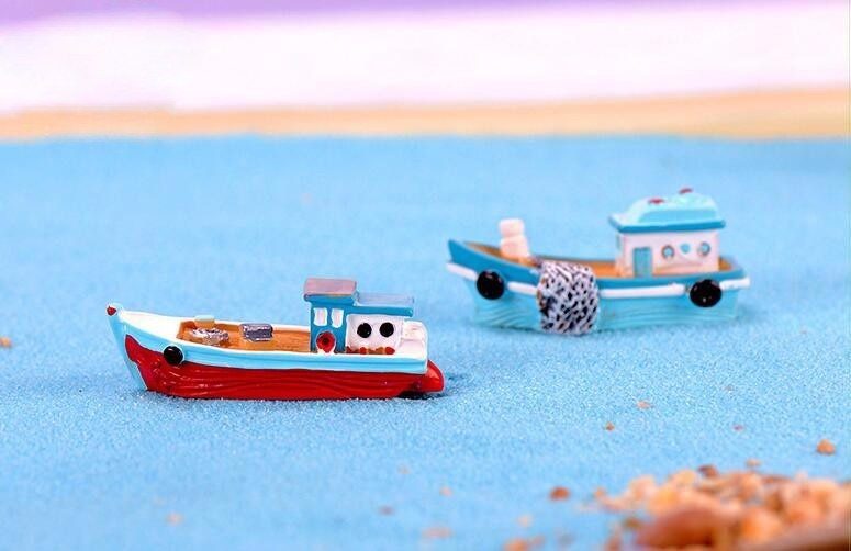 Boat-Yacht-Mediterranean-Sea-Model-Figurine-Aquarium-Ornament-Craft-Decor-Miniature-Home-Fairy-Garden-Decoration-DIY-Accessories-32921800198