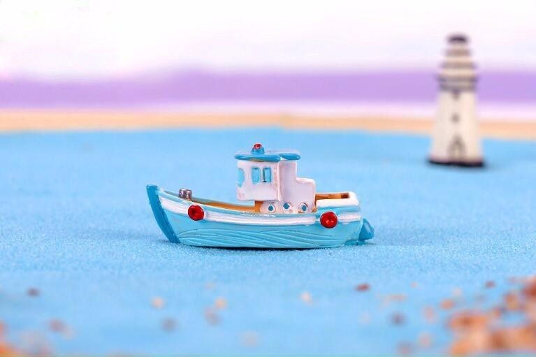 Boat-Yacht-Mediterranean-Sea-Model-Figurine-Aquarium-Ornament-Craft-Decor-Miniature-Home-Fairy-Garden-Decoration-DIY-Accessories-32921800198