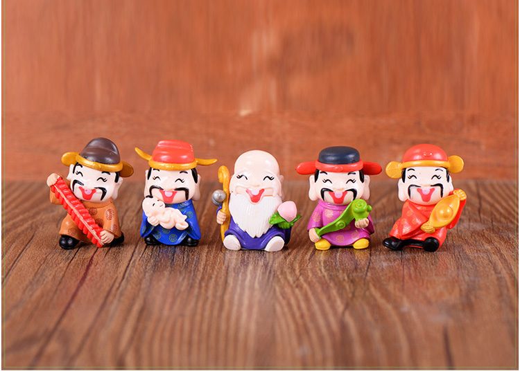 Chinese-God-of-Wealth-figurine-Decor-Mini-Fairy-Garden-cartoon-character-figure-statue-Model-anima-Resin-DIY-craft-ornaments-32915676269
