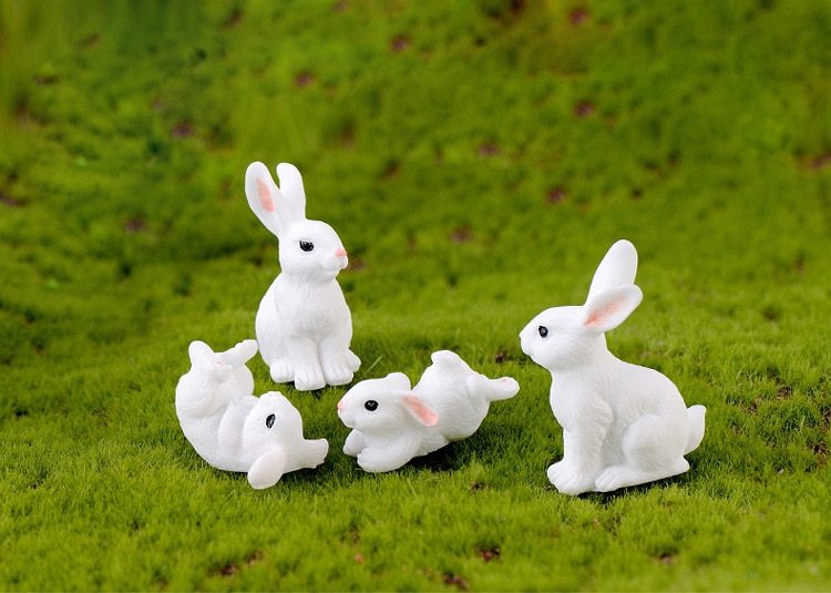 Family-White-Rabbit-figurine-Animal-Model-Resin-Craft-micro-landscape-home-decor-miniature-fairy-garden-decoration-accessories-32982279112