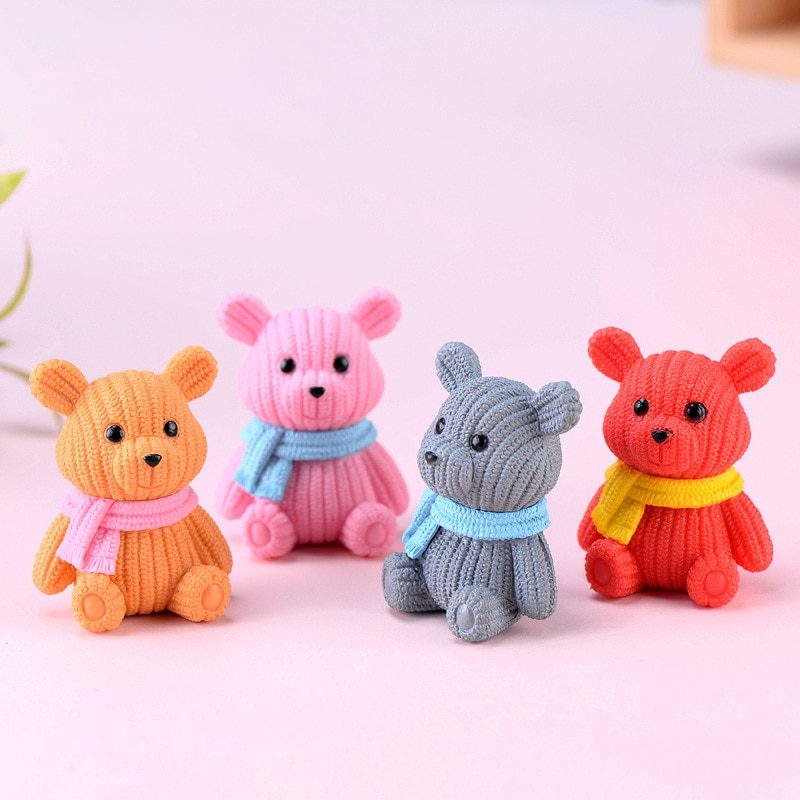 Mini-Scarf-Rsin-Bear-Action-Figure-Cartoon-Animal-Bear-Model-Figure-Toys-Collection-Wool-Doll-Toys-Figurines-Home-Decor-Gift-4000141063536