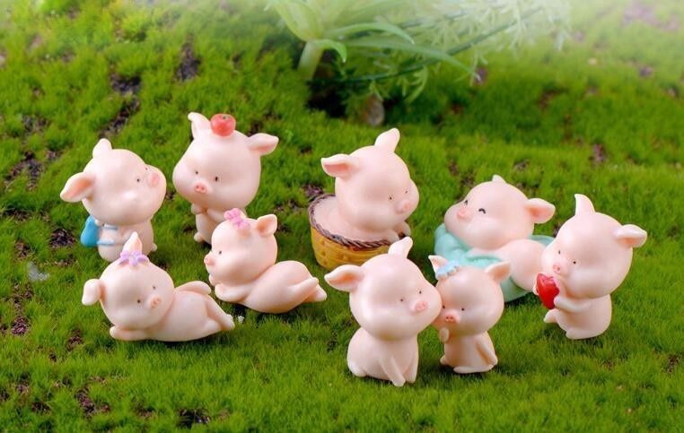 Playing-Angel-Baby-Pig-Souvenirs-Mini-Animal-Craft-Bonsai-Decor-Miniature-Home-Ornament-Gift-Fairy-Garden-Decoration-DIY-32955553910