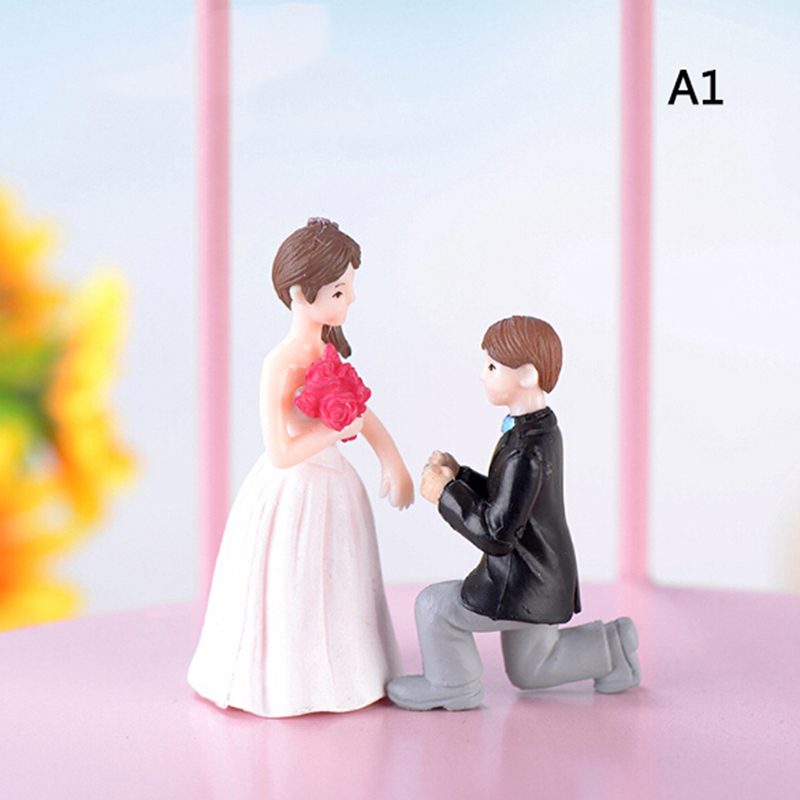 Propose Marriage Lover Figurines Wedding Doll Miniatures Couple Models Diy Pvc Craft Ornament Garden Decoration Propose Marriage Lover Figurines Wedding Doll Miniatures Couple Models Diy Pvc Craft Ornament Garden Decoration