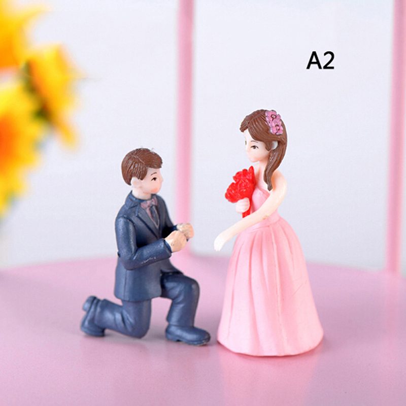 Propose Marriage Lover Figurines Wedding Doll Miniatures Couple Models Diy Pvc Craft Ornament Garden Decoration Propose Marriage Lover Figurines Wedding Doll Miniatures Couple Models Diy Pvc Craft Ornament Garden Decoration