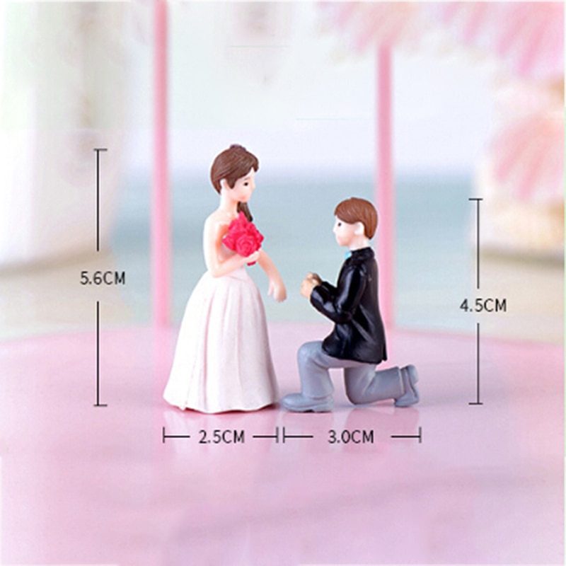 Propose Marriage Lover Figurines Wedding Doll Miniatures Couple Models Diy Pvc Craft Ornament Garden Decoration Propose Marriage Lover Figurines Wedding Doll Miniatures Couple Models Diy Pvc Craft Ornament Garden Decoration