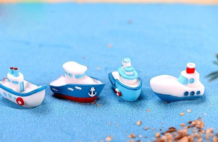 Yacht-Mediterranean-Sea-boat-Model-Figurine-Aquarium-Ornament-Craft-Decor-Miniature-Home-Fairy-Garden-Decoration-DIY-Accessories-32920593379
