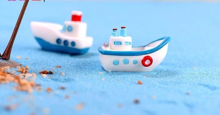 Yacht-Mediterranean-Sea-boat-Model-Figurine-Aquarium-Ornament-Craft-Decor-Miniature-Home-Fairy-Garden-Decoration-DIY-Accessories-32920593379