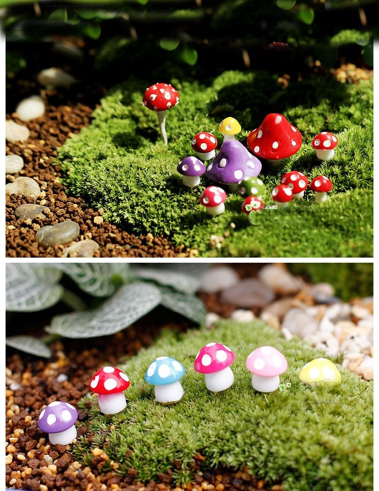 20PCS-Mushrooms-Terrarium-Figurines-Fairy-Garden-Miniatures-Party-Garden-Mini-Mushroom-Garden-Ornament-Resin-Crafts-Decorations-32844134240