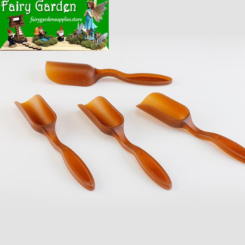 Wholesale Soil Scoop Teaspoon Moss Fairy Garden Micro Landscape Miniature Garden Fleshy Tool Gardening Tool Essential
