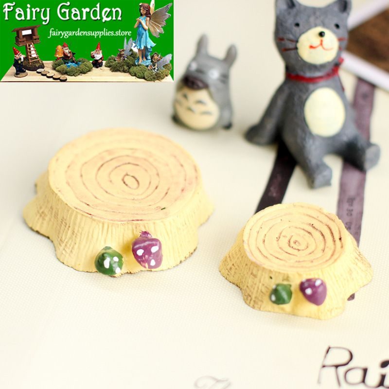 Wholesale Fairy Garden Supplies Micro Landscape Miniature Garden Pot Bonsai Fairy Garden Ornament Resin Stump Mushroom Thread Wood Pile Stool Stub Terrariums Fairy Garden Decoration Fairy Garden Accessories DIY Wholesale Fairy Garden Supplies Micro Landscape Miniature Garden Pot Bonsai Fairy Garden Ornament Resin Stump Mushroom Thread Wood Pile Stool Stub Terrariums Fairy Garden Decoration Fairy Garden Accessories Diy