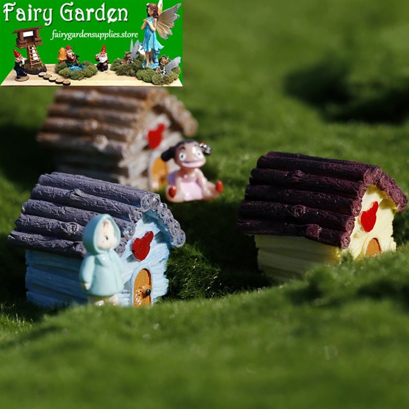 Mini Fairy Garden Kits Hut Micro Landscape Miniature Garden Pot Bonsai Fairy Garden Ornament Villa Thatched Cottage Model DIY Assemble Small Terrariums Fairy Garden Decoration Wholesale Fairy Garden Accessories Supplies Mini Fairy Garden Kits Hut Micro Landscape Miniature Garden Pot Bonsai Fairy Garden Ornament Villa Thatched Cottage Model Diy Assemble Small Terrariums Fairy Garden Decoration Wholesale Fairy Garden Accessories Supplies