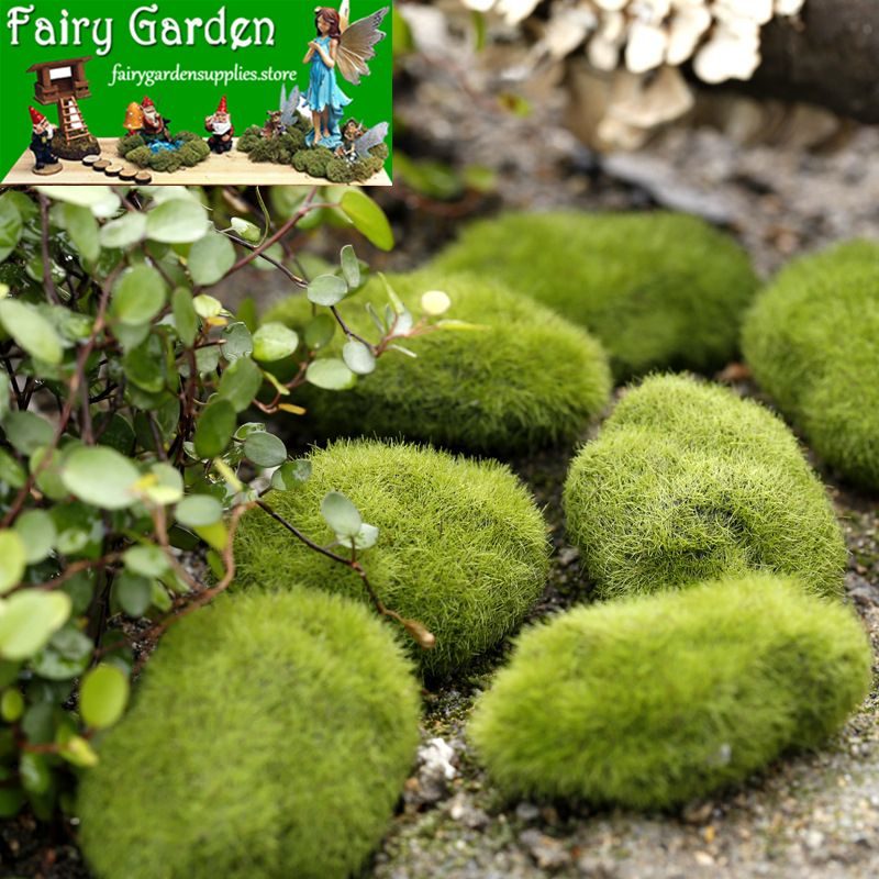 Emulational Moss Stone Flocking Stone Imitation Stone Bonsai Moss Lawn Fairy Garden Micro Landscape Aquarium Miniature Fairy Garden Decoration Fairy Garden Accessories Emulational Moss Stone Flocking Stone Imitation Stone Bonsai Moss Lawn Fairy Garden Micro Landscape Aquarium Miniature Fairy Garden Decoration Fairy Garden Accessories