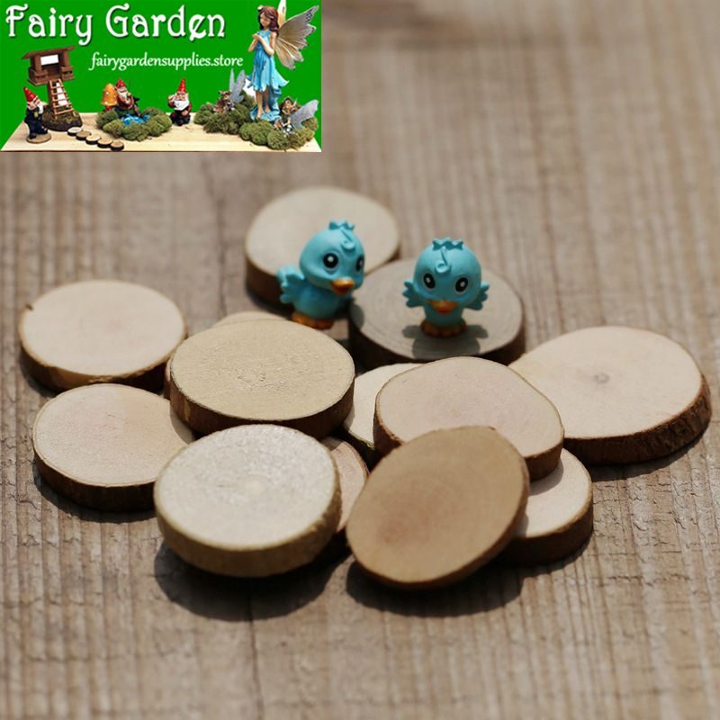 Terrariums Fairy Garden Decoration Fairy Garden Accessories Pedestal Small Round Log Round Log Solid Wood Moss Fairy Garden Micro Landscape Miniature Garden Fairy Garden Ornament Lumps Wood