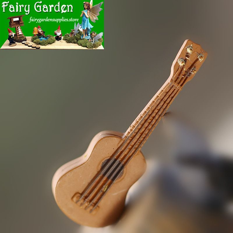 Moss Fairy Garden Micro Landscape Miniature Garden Landscaping Fairy Garden Decoration Fairy Garden Accessories Mini Emulational Guitar Piano Diydecorate Fairy Garden Decoration Fairy Garden Accessories