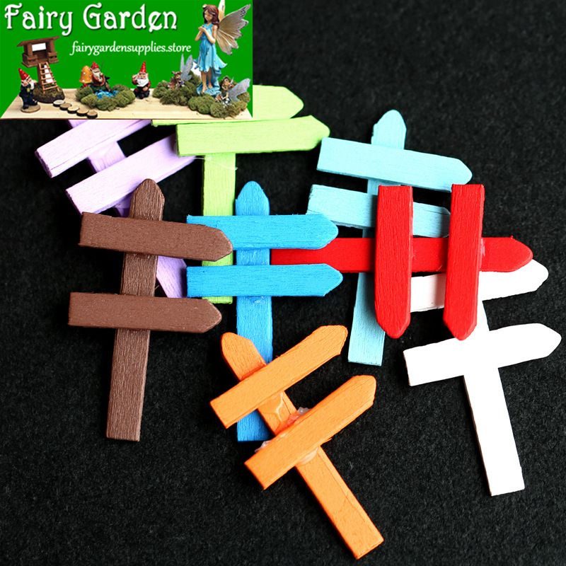 Signpost Mini Fairy Garden Landscape Decoration Pot Road Signs Terrariums Fairy Garden Ornament Wood Fairy Garden Fence Craftwork DIY Miniature Fairy Garden Accessories Signpost Mini Fairy Garden Landscape Decoration Pot Road Signs Terrariums Fairy Garden Ornament Wood Fairy Garden Fence Craftwork Diy Miniature Fairy Garden Accessories