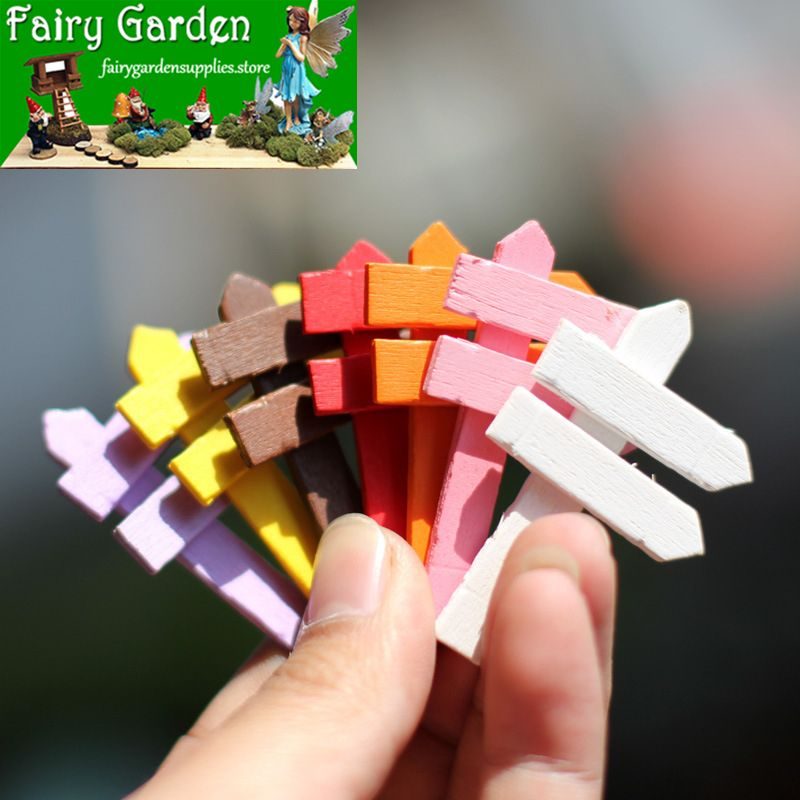 Signpost Mini Fairy Garden Landscape Decoration Pot Road Signs Terrariums Fairy Garden Ornament Wood Fairy Garden Fence Craftwork DIY Miniature Fairy Garden Accessories Signpost Mini Fairy Garden Landscape Decoration Pot Road Signs Terrariums Fairy Garden Ornament Wood Fairy Garden Fence Craftwork Diy Miniature Fairy Garden Accessories