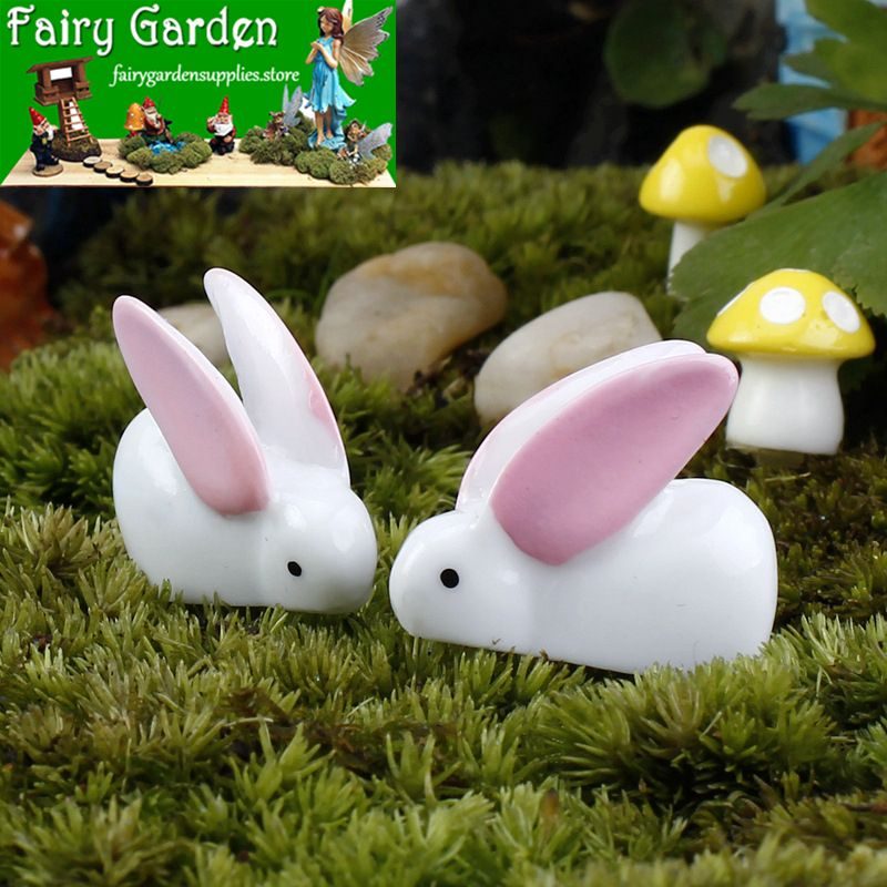 Small White Rabbit Bunnies Tuzki Big Ears Bunnies Cheap Fairy Garden Supplies Micro Landscape Miniature Garden Wholesale Fairy Garden Kits Accessories Resin Terrariums Fairy Garden Decoration Small White Rabbit Bunnies Tuzki Big Ears Bunnies Cheap Fairy Garden Supplies Micro Landscape Miniature Garden Wholesale Fairy Garden Kits Accessories Resin Terrariums Fairy Garden Decoration