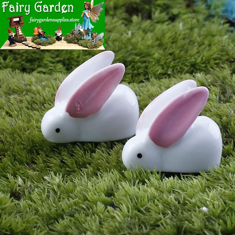 Small White Rabbit Bunnies Tuzki Big Ears Bunnies Cheap Fairy Garden Supplies Micro Landscape Miniature Garden Wholesale Fairy Garden Kits Accessories Resin Terrariums Fairy Garden Decoration Small White Rabbit Bunnies Tuzki Big Ears Bunnies Cheap Fairy Garden Supplies Micro Landscape Miniature Garden Wholesale Fairy Garden Kits Accessories Resin Terrariums Fairy Garden Decoration
