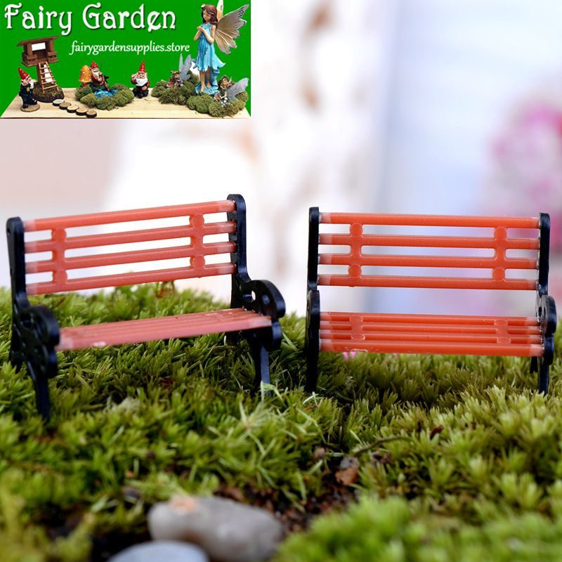 Park Deck Chair Stool Fairy Garden Micro Landscape Miniature Fairy Garden Bench Ornament Bonsai Diy Fairy Garden Accessories