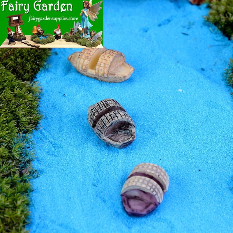 Pot Bonsai Mini Fairy Garden Accessories Resin Canoe Micro Landscape Miniature Garden Ecology Bottle Boat Desktop Fleshy Resin Craftwork Decorate Terrariums Fairy Garden Decoration
