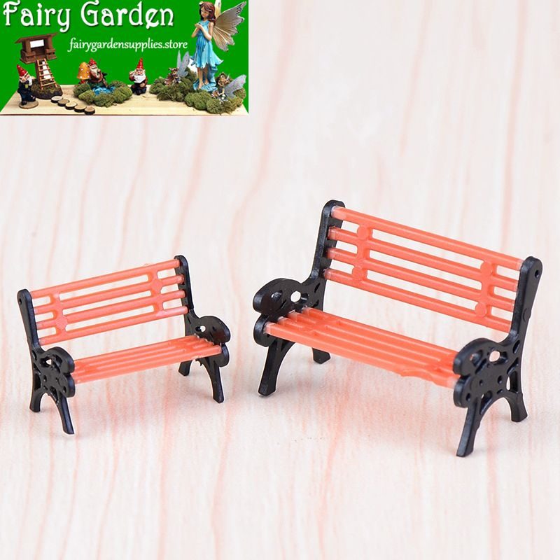Park Deck Chair Stool Fairy Garden Micro Landscape Miniature Fairy Garden Bench Ornament Bonsai Diy Fairy Garden Accessories