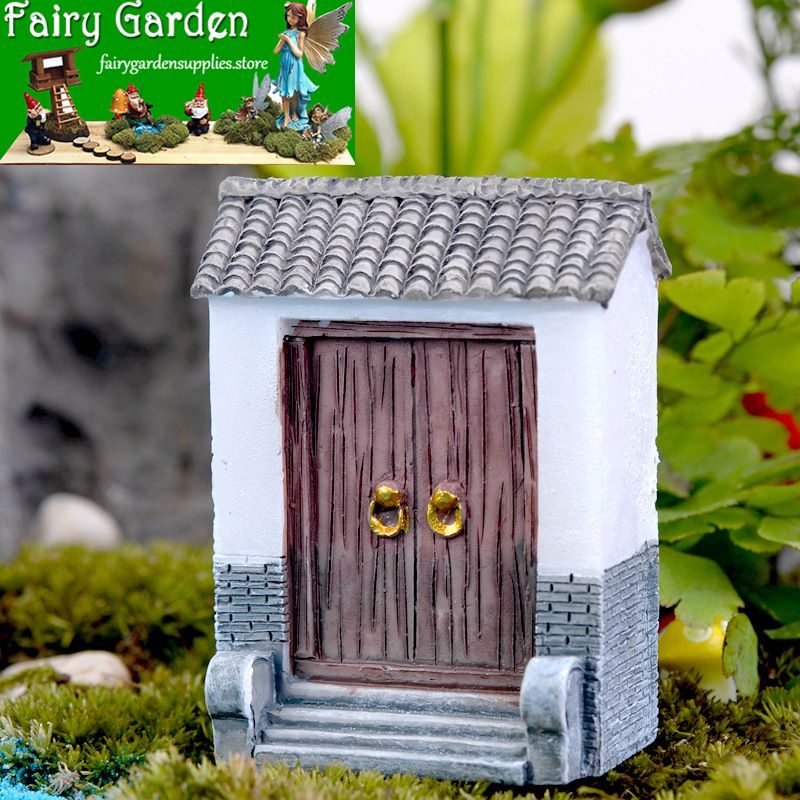Mini Fairy Garden Supplies Micro Landscape Wall Miniature Garden Original Green Plants ResinTile Big Door Decorate Fairy Garden Decoration Fairy Garden Accessories Mini Fairy Garden Supplies Micro Landscape Wall Miniature Garden Original Green Plants Resintile Big Door Decorate Fairy Garden Decoration Fairy Garden Accessories