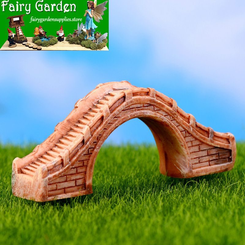 Mini Fairy Garden Arch Bridge Micro Landscape Miniature Garden Landscaping Terrariums Fairy Garden Ornament Resin Style Emulational Semi-circle Bridge Pot Bonsai Fairy Garden Accessories Mini Fairy Garden Arch Bridge Micro Landscape Miniature Garden Landscaping Terrariums Fairy Garden Ornament Resin Style Emulational Semi-circle Bridge Pot Bonsai Fairy Garden Accessories