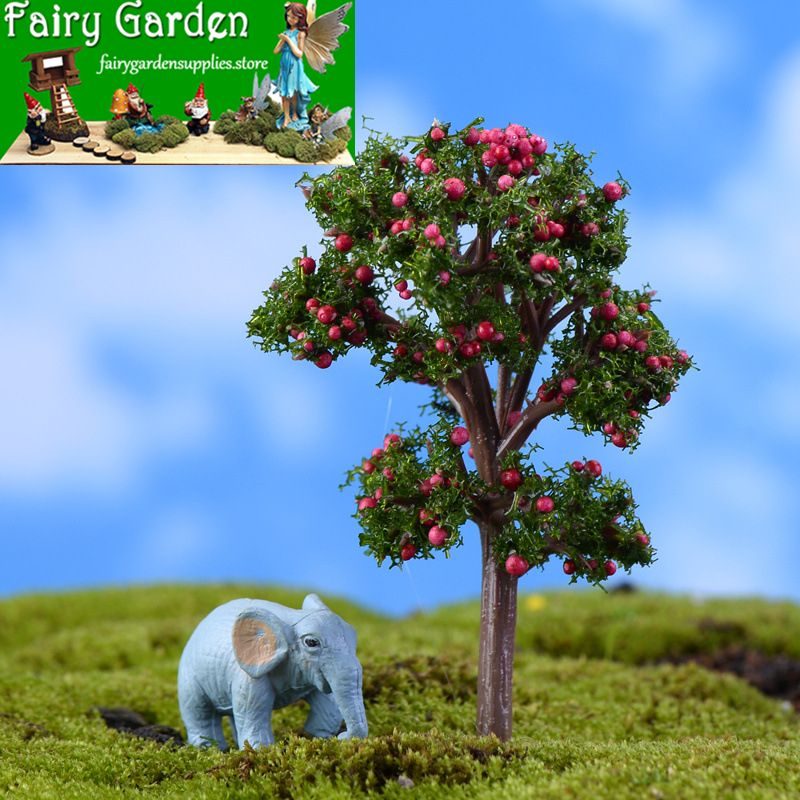 Fairy Garden Plants Artificial Trees Flower Material Mini Fairy Garden Accessories Ornament Landscaping Cherry Tree Apple Tree Orange Tree Hawthorn Fairy Garden Plants Artificial Trees Flower Material Mini Fairy Garden Accessories Ornament Landscaping Cherry Tree Apple Tree Orange Tree Hawthorn