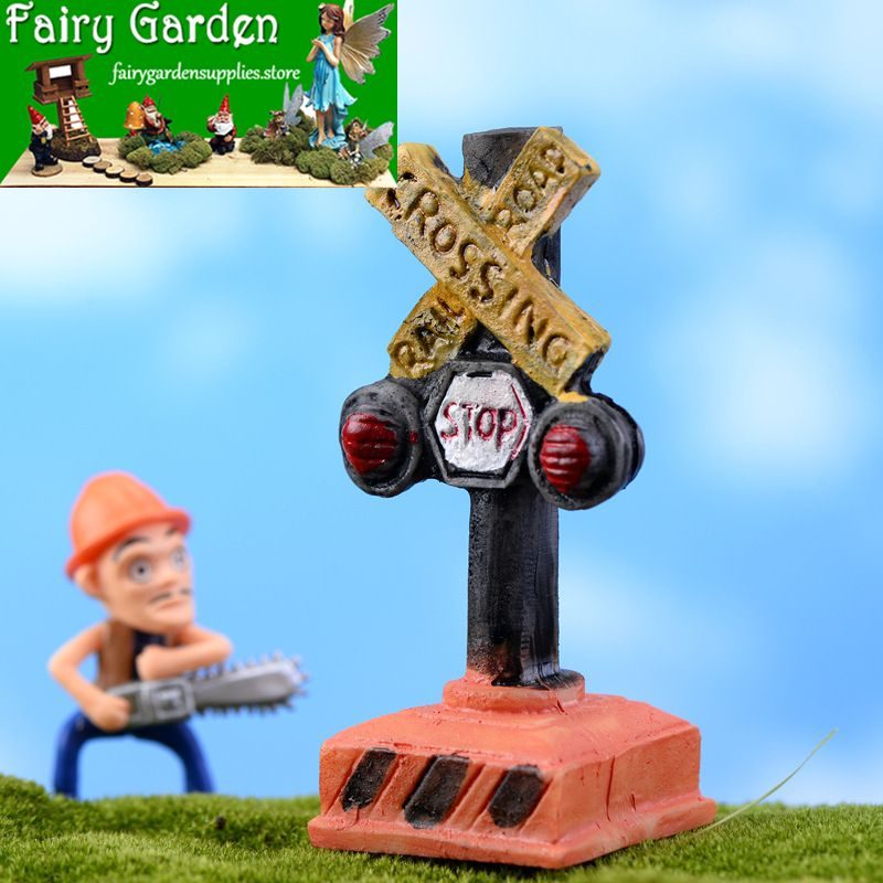 Moss Fairy Garden Micro Landscape Miniature Garden Decorate Fairy Garden Decoration Fairy Garden Accessories Zakkagroceries Emulational Signpost Fleshyflowerpot Accessories