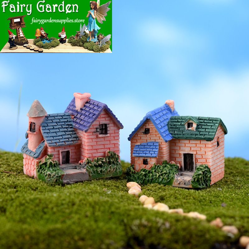 Mini Fairy Garden Building Pot Bonsai Micro Landscape Miniature Garden Fleshy Flowerpot Decorate Terrariums Fairy Garden Decoration Wholesale Fairy Garden Accessories Supplies Mini Tile Villa Small House Model Mini Fairy Garden Building Pot Bonsai Micro Landscape Miniature Garden Fleshy Flowerpot Decorate Terrariums Fairy Garden Decoration Wholesale Fairy Garden Accessories Supplies Mini Tile Villa Small House Model