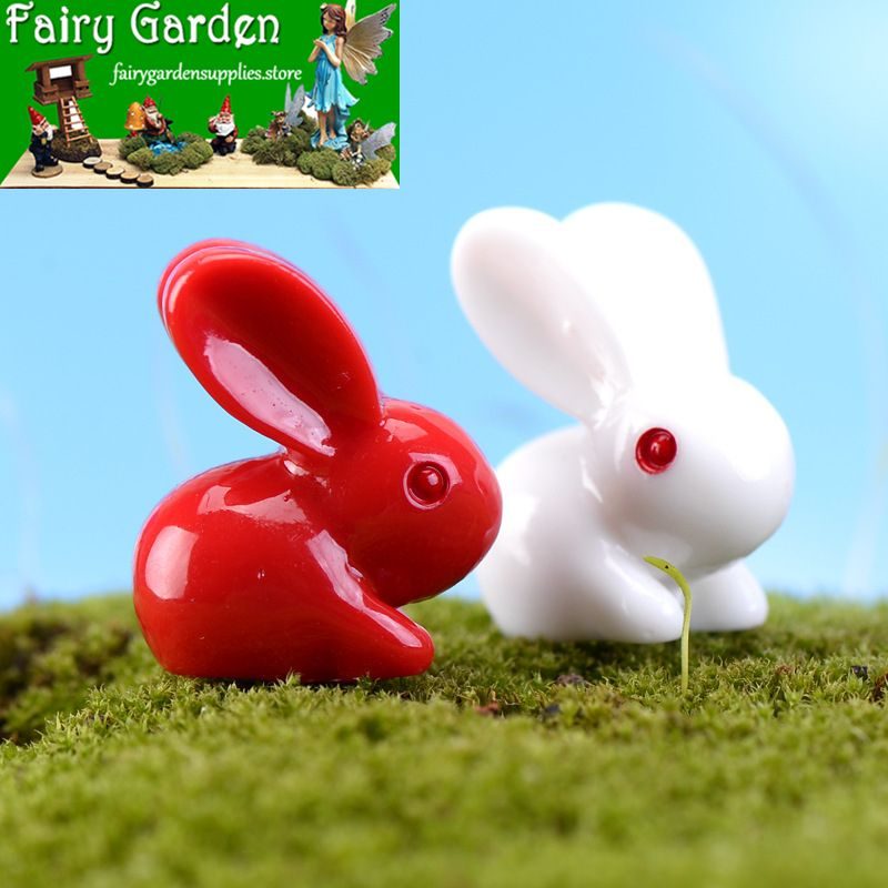 Indoor Mini Wholesale Fairy Garden Accessories Supplies Micro Landscape Miniature Garden Material Resin Red White Rabbit Doll Diy Assemble Toys Small Container Fairy Garden Decoration Animals Figurines Terrariums Fairy Garden Accessories Indoor Mini Wholesale Fairy Garden Accessories Supplies Micro Landscape Miniature Garden Material Resin Red White Rabbit Doll Diy Assemble Toys Small Container Fairy Garden Decoration Animals Figurines Terrariums Fairy Garden Accessories