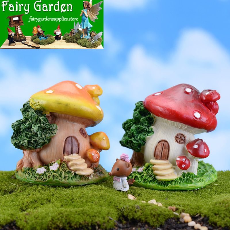 Fairy Garden Micro Landscape Miniature Garden Fairy Garden Decoration Fairy Garden Accessories Resin DecorateSteps Mushroom TREEHOUSE Cartoon Lovely Model DIY Material Terrarium Bonsai Fairy House Mushroom Castle Fairy Garden Micro Landscape Miniature Garden Fairy Garden Decoration Fairy Garden Accessories Resin Decoratesteps Mushroom Treehouse Cartoon Lovely Model Diy Material Terrarium Bonsai Fairy House Mushroom Castle