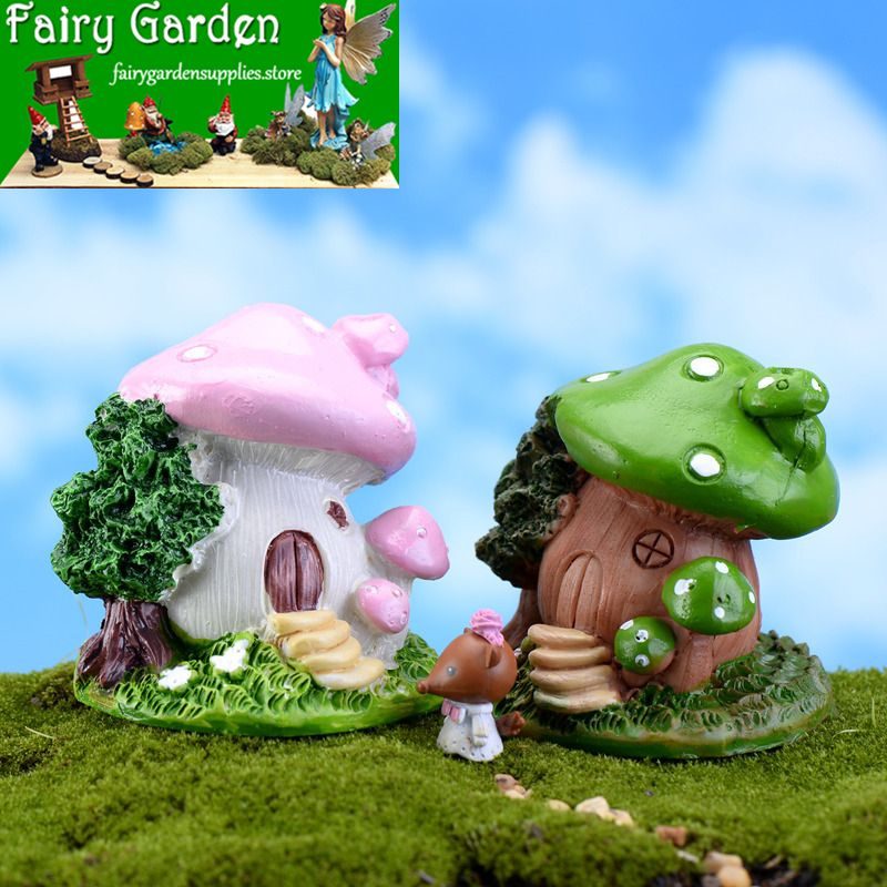Fairy Garden Micro Landscape Miniature Garden Fairy Garden Decoration Fairy Garden Accessories Resin DecorateSteps Mushroom TREEHOUSE Cartoon Lovely Model DIY Material Terrarium Bonsai Fairy House Mushroom Castle Fairy Garden Micro Landscape Miniature Garden Fairy Garden Decoration Fairy Garden Accessories Resin Decoratesteps Mushroom Treehouse Cartoon Lovely Model Diy Material Terrarium Bonsai Fairy House Mushroom Castle