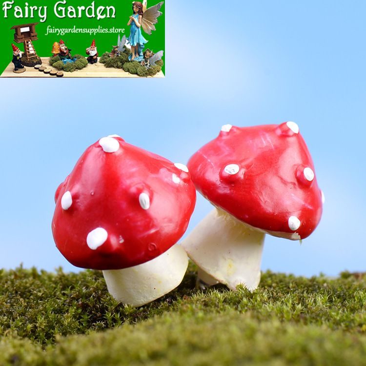 Moss Fairy Garden Micro Landscape Miniature Garden Fairy Garden Ornament Red White Mushroom Doll DIYAssemble Toys Fairy Garden Decoration Fairy Garden Accessories Moss Fairy Garden Micro Landscape Miniature Garden Fairy Garden Ornament Red White Mushroom Doll Diyassemble Toys Fairy Garden Decoration Fairy Garden Accessories