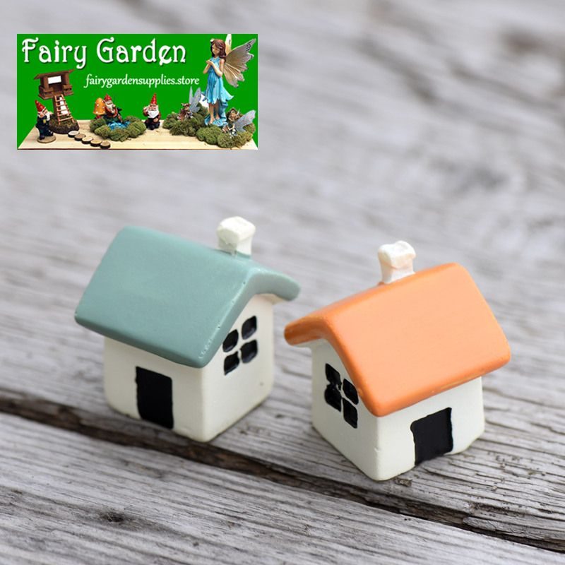 Mini Fairy Garden Kits Hut Micro Landscape Miniature Garden Pot Bonsai Fairy Garden Ornament Terrariums Wholesale Fairy Garden Accessories Supplies Kids Toy Figurine Two Color Small House DIY Materia Mini Fairy Garden Kits Hut Micro Landscape Miniature Garden Pot Bonsai Fairy Garden Ornament Terrariums Wholesale Fairy Garden Accessories Supplies Kids Toy Figurine Two Color Small House Diy Materia