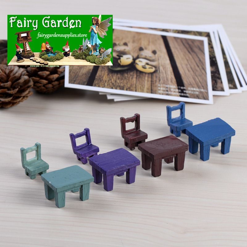 Zakka Fairy Garden Decoration Fairy Garden Accessories Mini Emulational Resin Small Table Stool Chairs Fairy Garden Micro Landscape Terrariums Fairy Garden Accessories Zakka Fairy Garden Decoration Fairy Garden Accessories Mini Emulational Resin Small Table Stool Chairs Fairy Garden Micro Landscape Terrariums Fairy Garden Accessories