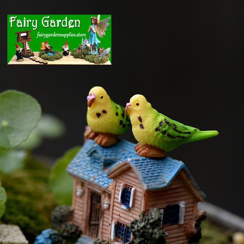 Mini Fairy Garden Birds Pot Bonsai Micro Landscape Miniature Garden Landscaping Material Decorate Terrariums Fairy Garden Decoration Animals Fairy Garden Accessories Gorgeous Parrot Doll Mini Fairy Garden Birds Pot Bonsai Micro Landscape Miniature Garden Landscaping Material Decorate Terrariums Fairy Garden Decoration Animals Fairy Garden Accessories Gorgeous Parrot Doll