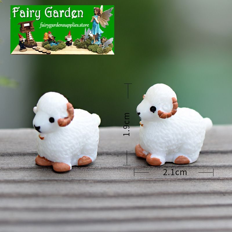 Mini Fairy Garden Supplies Animals Resin Goat Pot Bonsai Micro Landscape Terrariums Miniature Garden Succulent Plants Kits Fairy Garden Decoration Fairy Garden Accessories Sheep Kids Toy Mini Fairy Garden Supplies Animals Resin Goat Pot Bonsai Micro Landscape Terrariums Miniature Garden Succulent Plants Kits Fairy Garden Decoration Fairy Garden Accessories Sheep Kids Toy