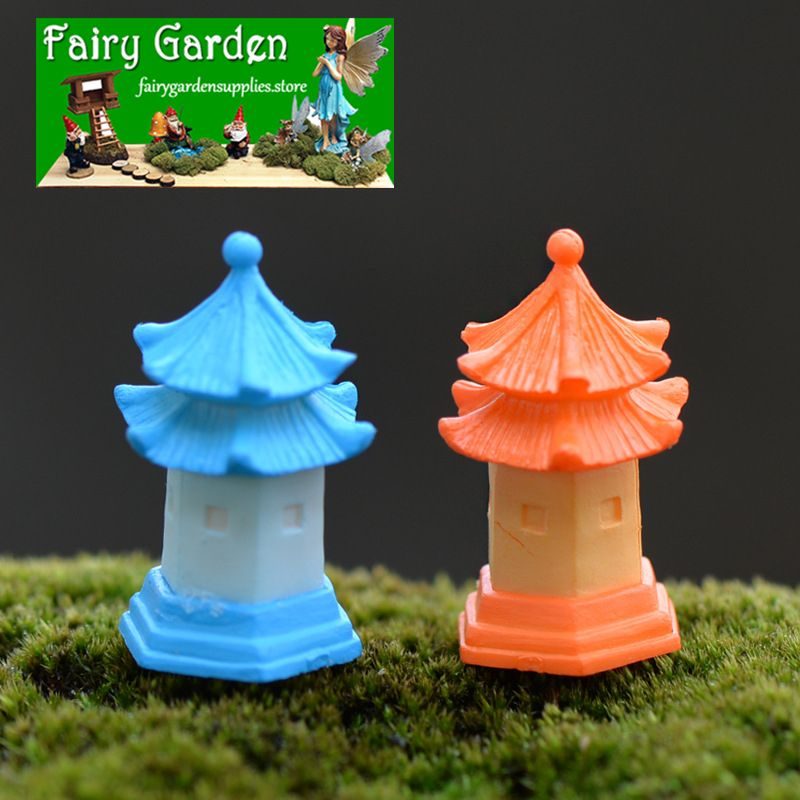 Moss Fairy Garden Micro Landscape Miniature Garden Multicolour Small Pagoda Pavilion Castle PVCFairy Garden Decoration Fairy Garden Accessories Landscaping Decorate Moss Fairy Garden Micro Landscape Miniature Garden Multicolour Small Pagoda Pavilion Castle Pvcfairy Garden Decoration Fairy Garden Accessories Landscaping Decorate